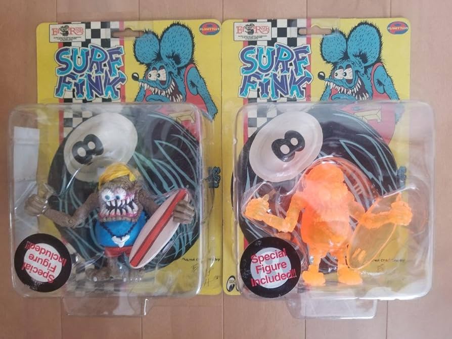 Rat Fink フィギュア 未開封 レア】 Rat Fink 限定1000体 廃盤 希少 ラットフィンク 車